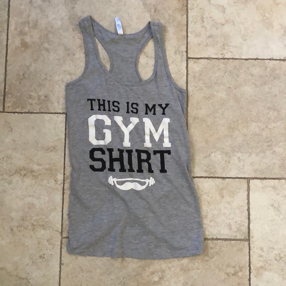 This Is My Gym Shirt Tank Top Size MED